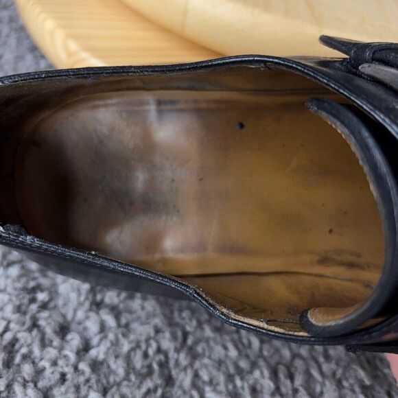 Magnanni Marco II Single Monk Strap Mens 12 Leather Dress Shoe Made in Spain - Picture 8 of 11